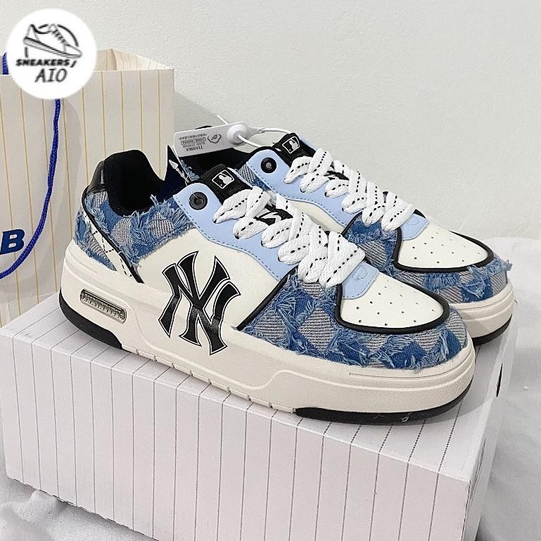 [AIO sneaker] GIÀY SNEAKER MLB Chụky Liner Ny Denmin Blue Likeauth_MLB Chunky Liner New York Yankees_FULL BOX_FREE SHIP