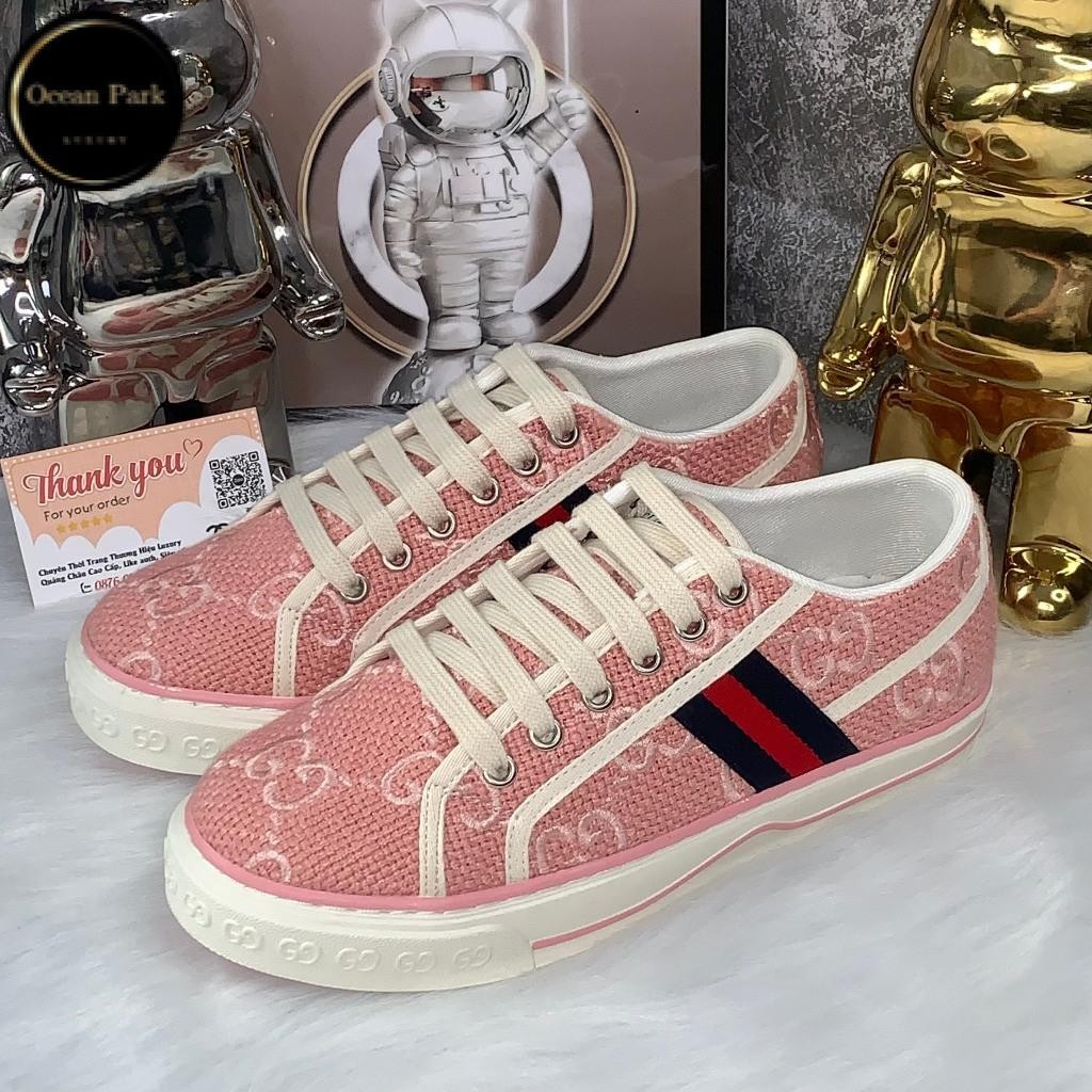 [ Ocean Park Luxury ] GIÀY GUC.CI TENIS 1977 Hồng nữ tính CAO CẤP BẢN ĐẸP NHẤT