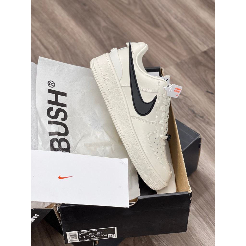 Giày Thể Thao Air Force 1 Low SP 'Ambush Phantom Best Quality Sneaker AF1 Be Vệt Đen Dài Full Box + Bill Bản Mới 2024