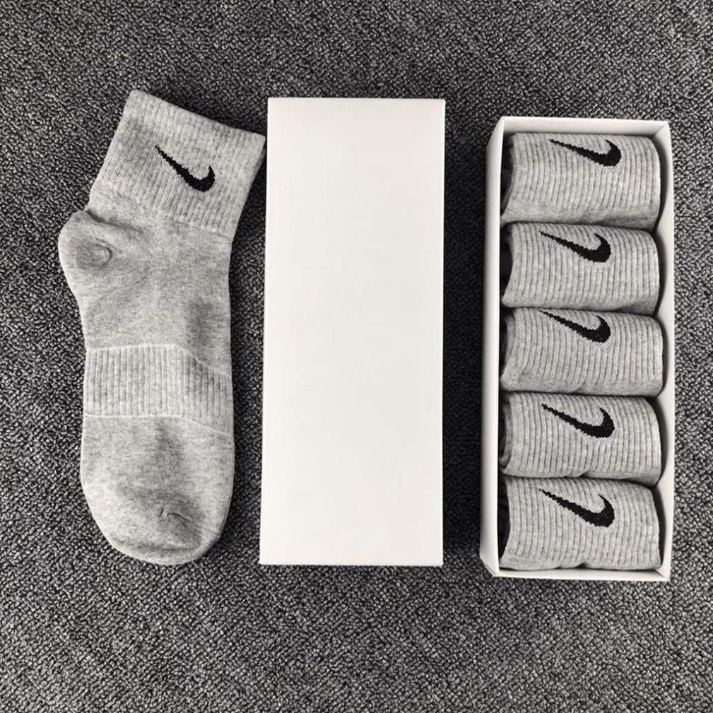 [ Xưởng Giày AIO ]  Tất, Vớ _Nike Nam Nữ Cổ Ngắn, Trung, Dài Vải Dệt Kim Cao Cấp 03 Màu