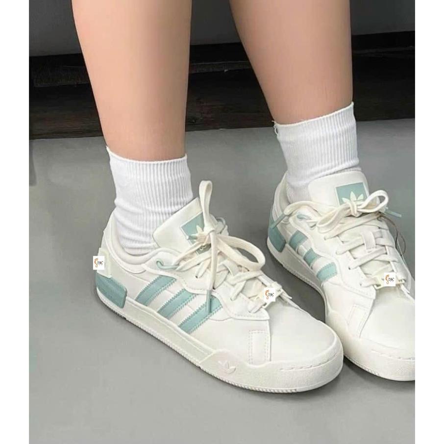 Giày Thể Thao Das Rey Galle White Dash Green, Das Xanh Ngọc Cho Nữ Hàng Cao Cấp