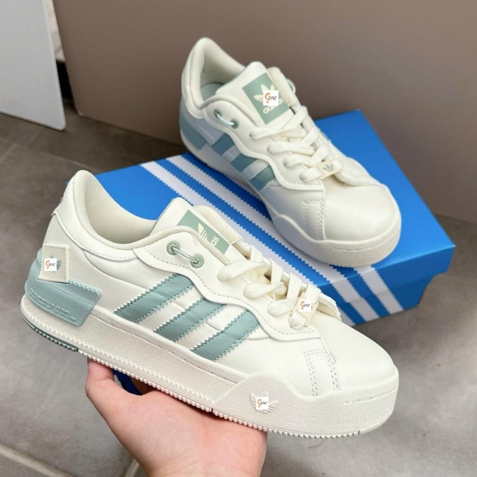 Giày Thể Thao Das Rey Galle White Dash Green, Das Xanh Ngọc Cho Nữ Hàng Cao Cấp