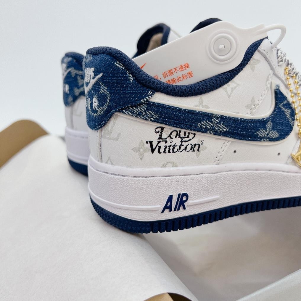 Giày Thể Thao Nam Nữ Thắng Giày AF1 LV Navy