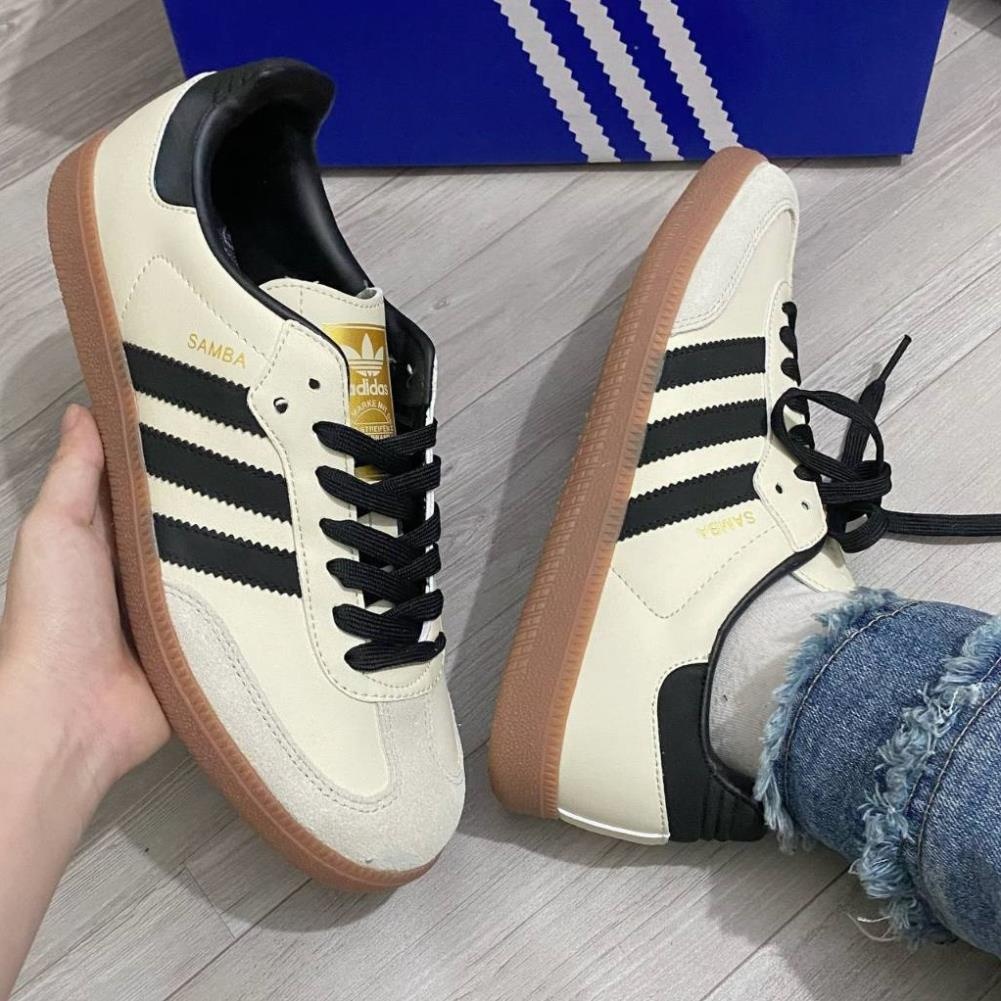 Giày thể thao Adidas Samba OG 'Cream White Black' hottrend 2024
