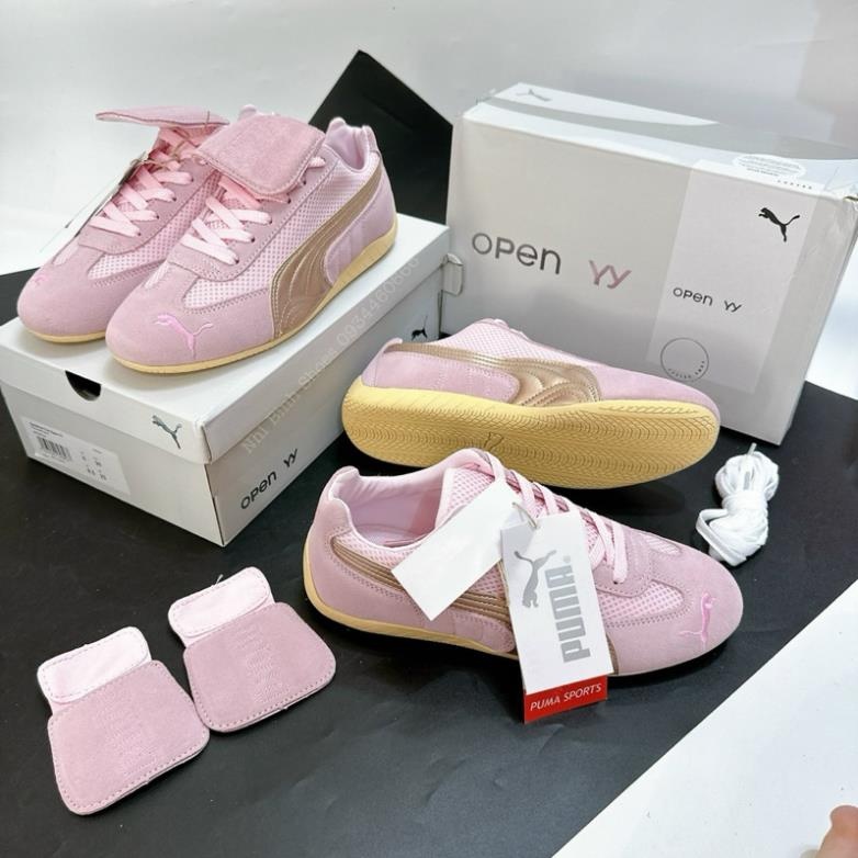 [ẢNH THẬT_HÀNG SIÊU CẤP] Giày thể thao PM hồng có vạt tháo dời dc, giày sneaker hồng cá tính hottrend siêu nhẹ