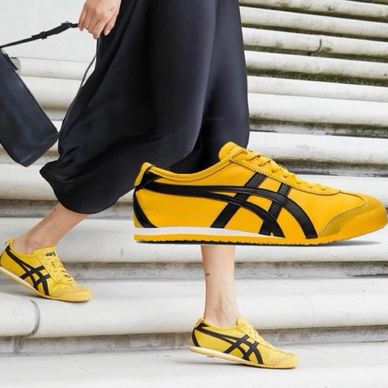 Giày Thể Thao Tiger Vàng sọc Đen Cao cấp full box miễn phí ship Giày onitsuka tiger vàng