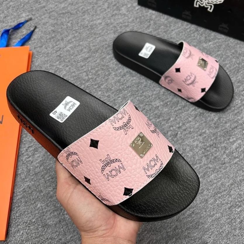 Dép quai ngang nam nữ M.C mác sành điệu.mẫu dép thời trang quai ngang đế PU chống trơn siêu cá tính FULL SIZE 37-43