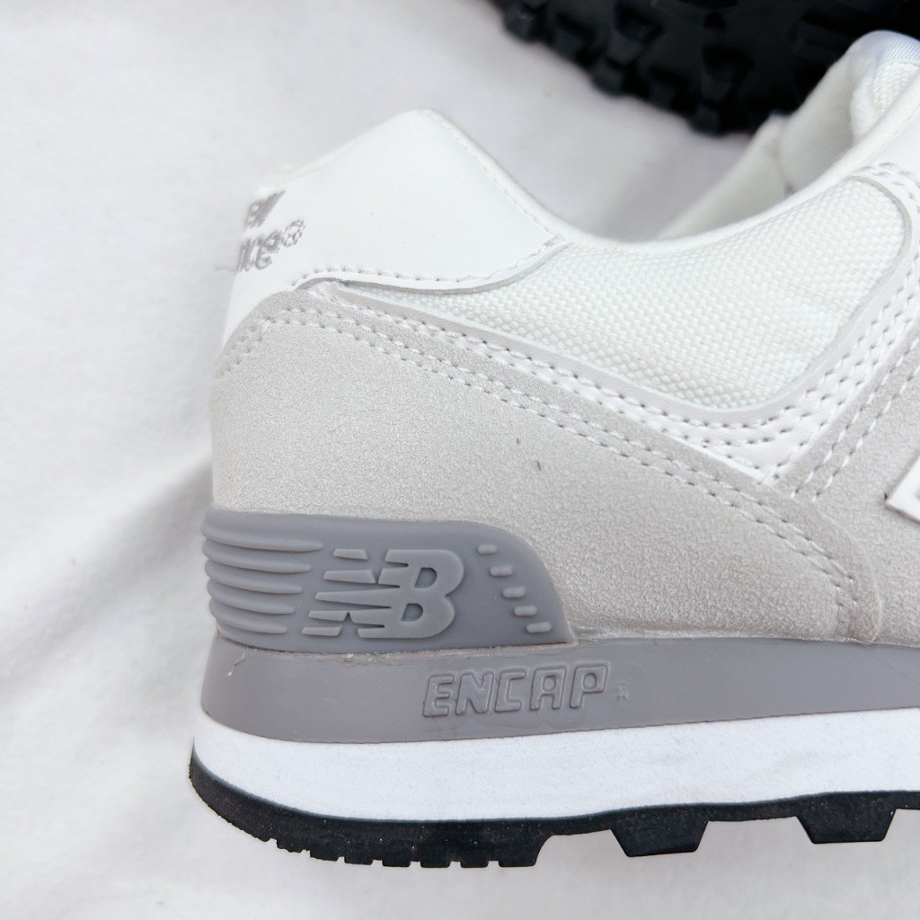 [AIO sneaker] Giày Thể Thao N.B 574 Xam Cao cấp,Giày Thể Thao Nữ Nug Newbalen 574 Kem Chữ N Viền Trắng