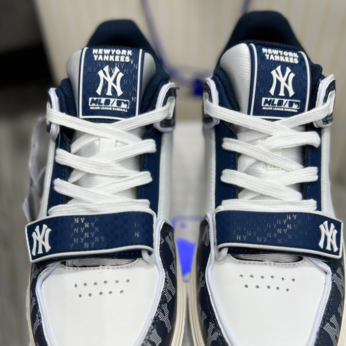 [Giày chất] Giày thể thao sneaker nam nữ MLB LINER quai MLB Chunky Liner Mid Basic New York Yankees XANH NAVY