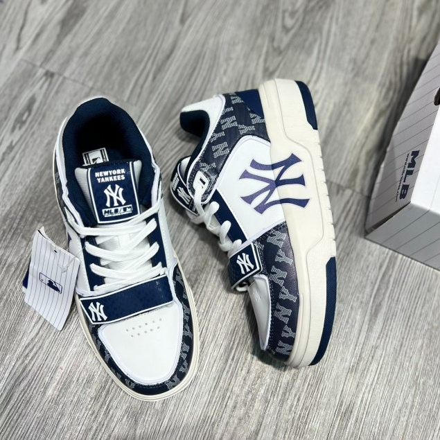[Giày chất] Giày thể thao sneaker nam nữ MLB LINER quai MLB Chunky Liner Mid Basic New York Yankees XANH NAVY