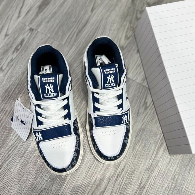 [Giày chất] Giày thể thao sneaker nam nữ MLB LINER quai MLB Chunky Liner Mid Basic New York Yankees XANH NAVY
