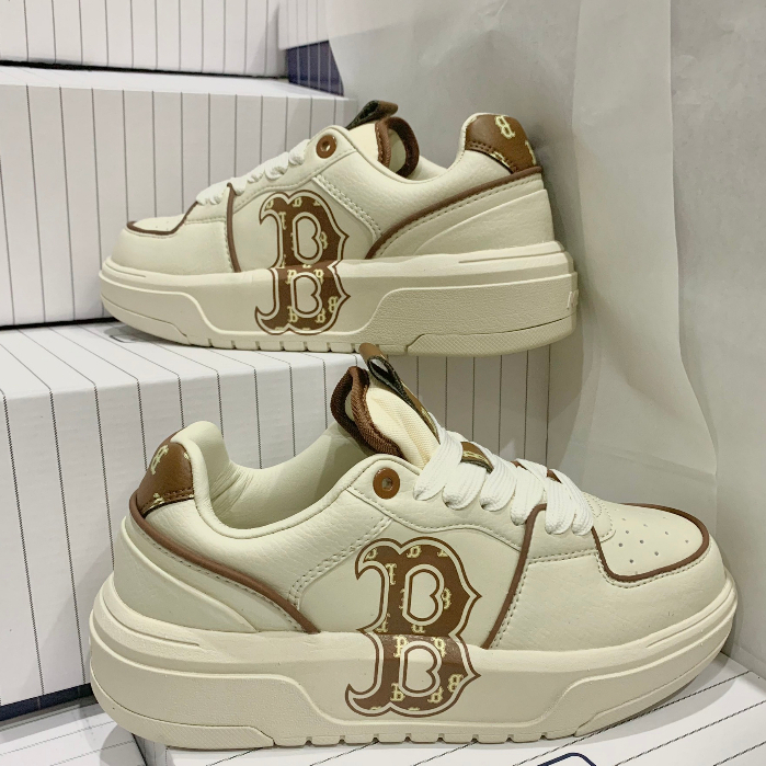 [AIO sneaker] Giày Thể Thao MLB Chunky Liner Classic Monogram Brown,Giày Sneaker MLB Nâu Kem