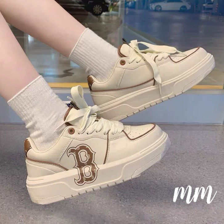 [AIO sneaker] Giày Thể Thao MLB Chunky Liner Classic Monogram Brown,Giày Sneaker MLB Nâu Kem
