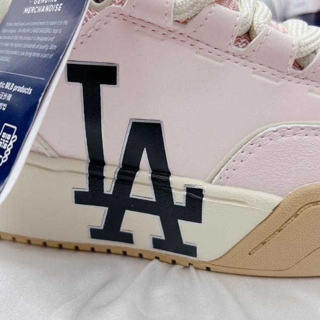 [ Xưởng Giày AIO ] Giày MLB Chunky Wide Los Angeles Dodgers New York Yankees 3Asxccw3N Màu hồng Đế Nâu