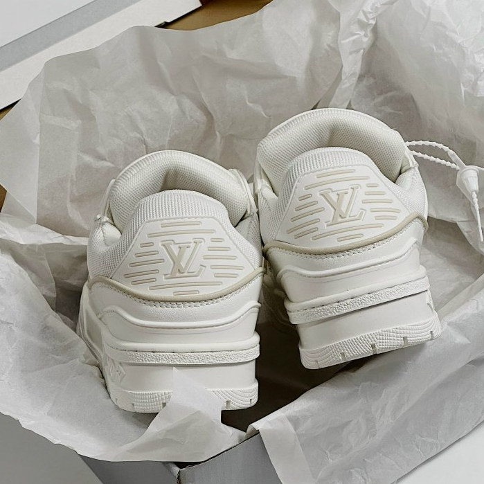 [ Xưởng Giày AIO ] [Sẵn] Giày LV_ Maxi Trainer White hàng Cao Cấp Full Box Chuẩn từng chi tiết | Ảnh thật