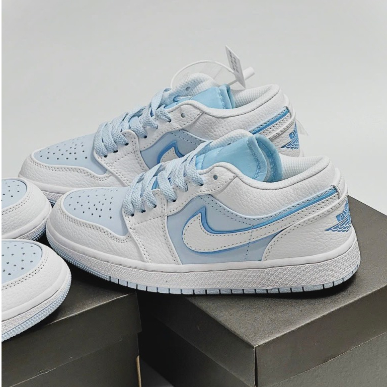 GIÀY J’D.ICE WHITE BLUE LAI AU CAO CẤP [ Full Box + Free Ship ]