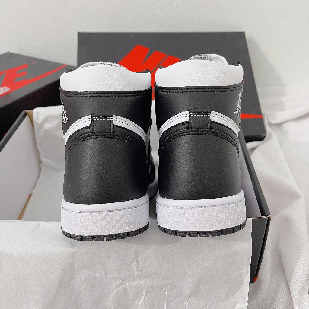 Giày Jordan Cổ Cao Thể Thao Nam Nữ, GIày JD1 Thời Trang Hight Panda Trắng Đen Bản Best Quality -full box