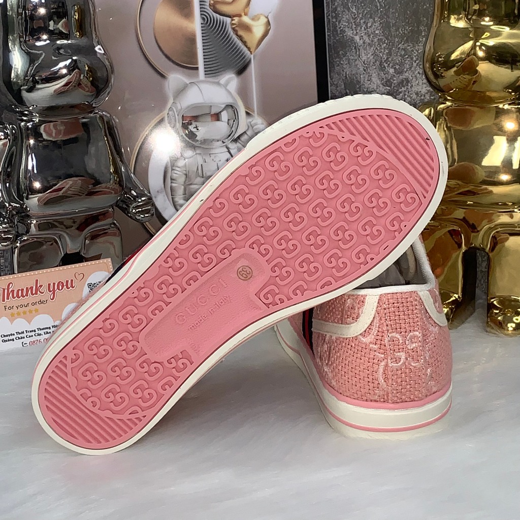 [ Ocean Park Luxury ] GIÀY GUC.CI TENIS 1977 Hồng nữ tính CAO CẤP BẢN ĐẸP NHẤT