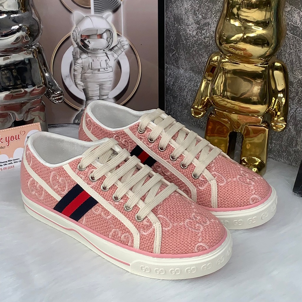 [ Ocean Park Luxury ] GIÀY GUC.CI TENIS 1977 Hồng nữ tính CAO CẤP BẢN ĐẸP NHẤT