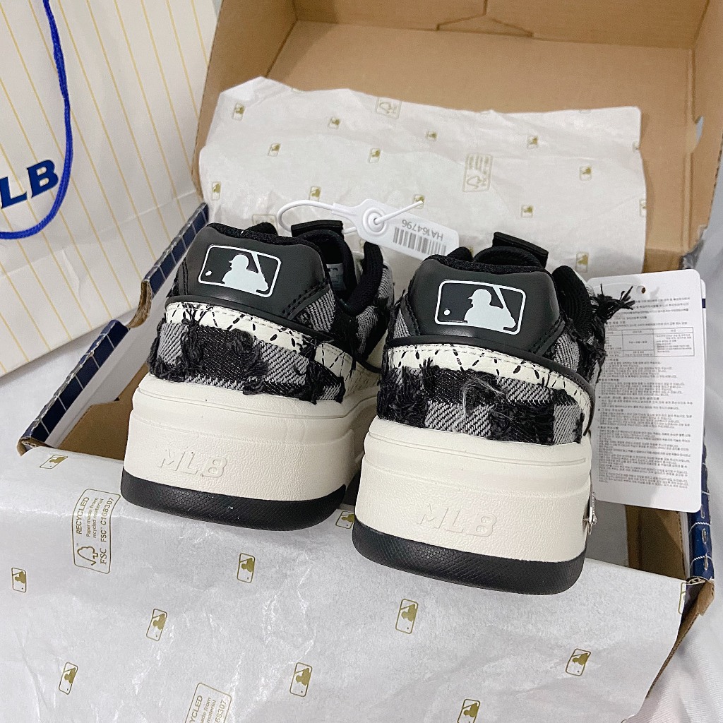 [AIO sneaker] GIÀY SNEAKER MLB Chụky Liner Ny Denmin Black Likeauth_MLB Chunky Liner New York Yankees_FULL BOX_FREE SHIP