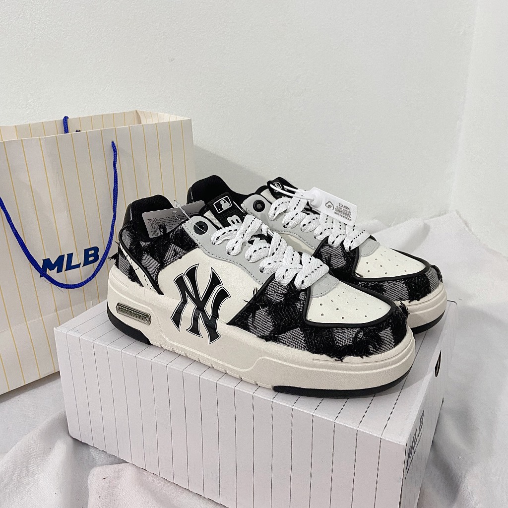 [AIO sneaker] GIÀY SNEAKER MLB Chụky Liner Ny Denmin Black Likeauth_MLB Chunky Liner New York Yankees_FULL BOX_FREE SHIP