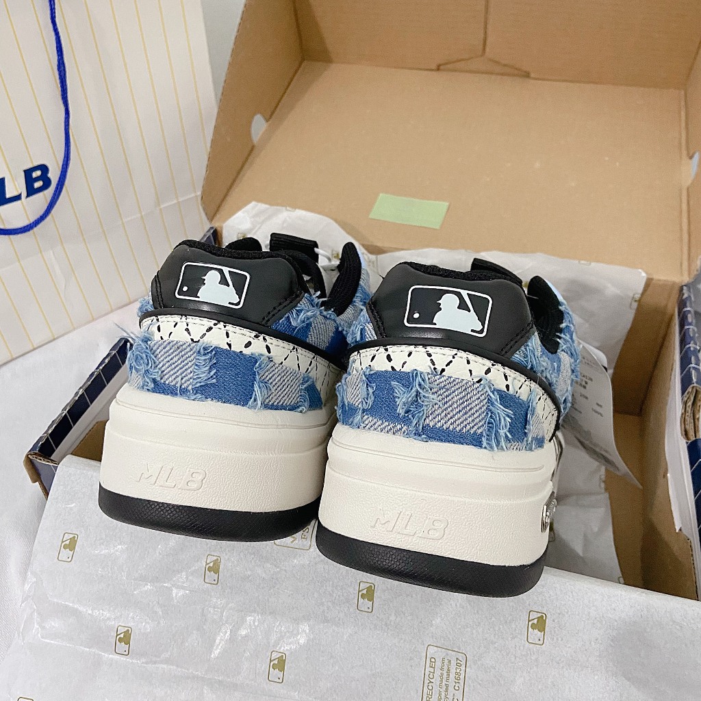 [AIO sneaker] GIÀY SNEAKER MLB Chụky Liner Ny Denmin Blue Likeauth_MLB Chunky Liner New York Yankees_FULL BOX_FREE SHIP