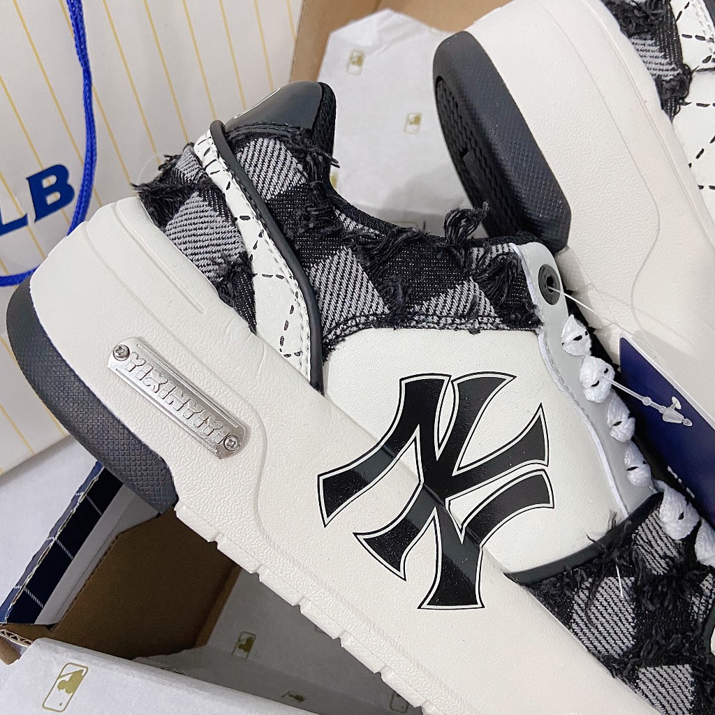 [AIO sneaker] GIÀY SNEAKER MLB Chụky Liner Ny Denmin Black Likeauth_MLB Chunky Liner New York Yankees_FULL BOX_FREE SHIP
