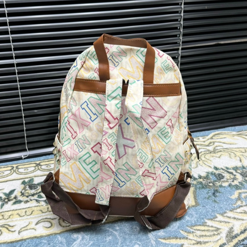 Balo H&M Hoạ Tiết Monograms Cao Cấp đi chơi, đi du lịch,Balo Cặp Đi học hoạ tiểt mặt cười mới nhất 2024