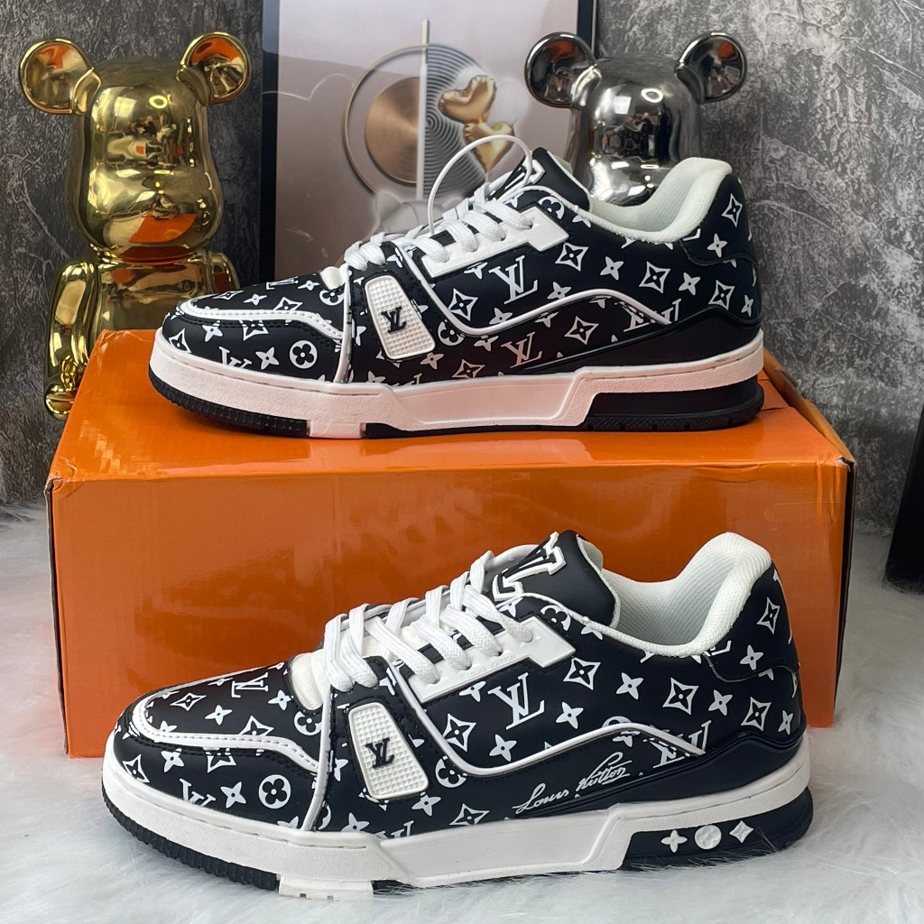 [ Ocean Park Luxury ] Siêu Phẩm Giày Thể Thao Sneaker L/V Trai.ner #54 Da.mier E.bene Multi Cao Cấp Ảnh Thật+Tặng Tất