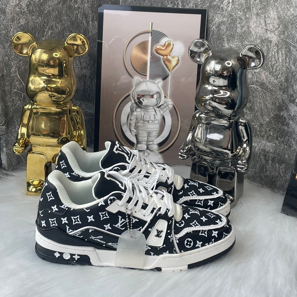 [ Ocean Park Luxury ] Siêu Phẩm Giày Thể Thao Sneaker L/V Trai.ner #54 Da.mier E.bene Multi Cao Cấp Ảnh Thật+Tặng Tất
