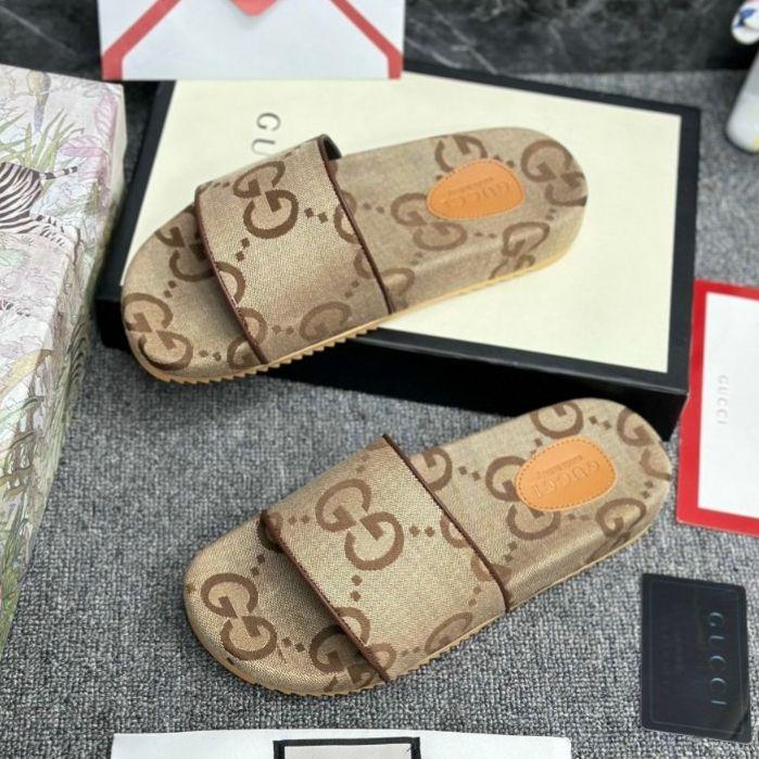 Dép Lê quai ngang GC họa tiết monogram logo nam nữ Mới 2024 Cập Bến,Dép Lê Huấn Hoa Hồng họa tiết gc