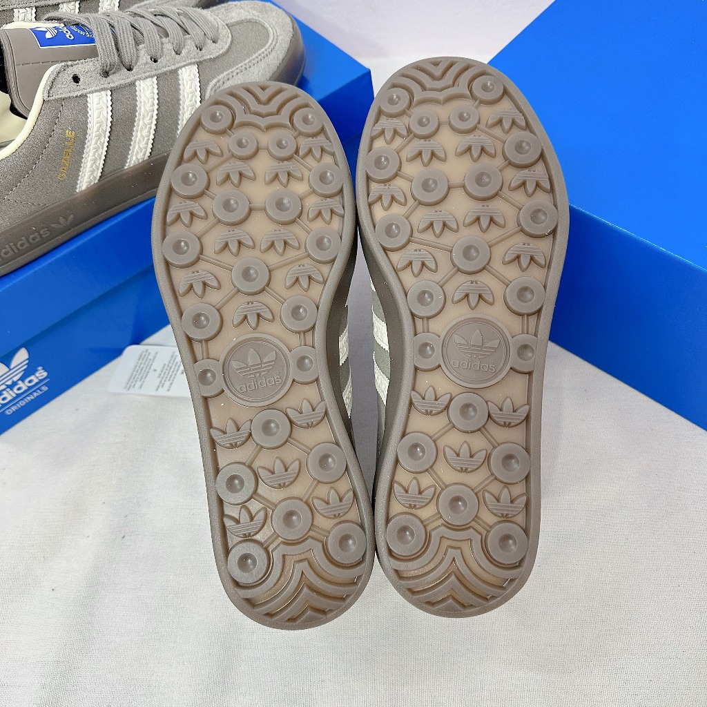 [AIO sneaker] Giày_Adidas Samba OG Cardboard Brown Desert Nam Nữ Xám Sọc Trắng Cá Tính Mẫu Basic Full Box Bill