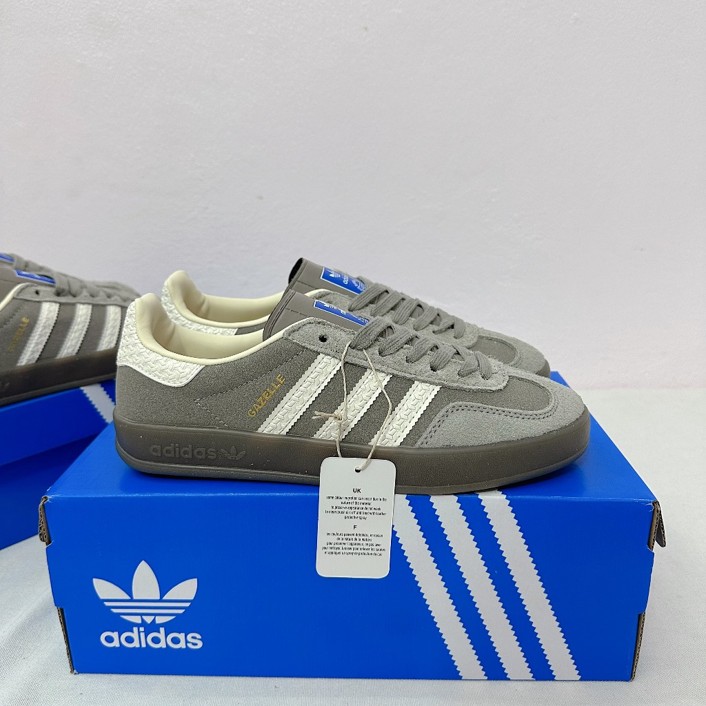 [AIO sneaker] Giày_Adidas Samba OG Cardboard Brown Desert Nam Nữ Xám Sọc Trắng Cá Tính Mẫu Basic Full Box Bill