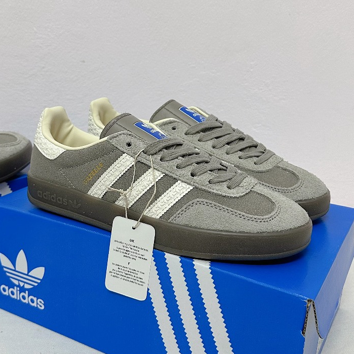 [AIO sneaker] Giày_Adidas Samba OG Cardboard Brown Desert Nam Nữ Xám Sọc Trắng Cá Tính Mẫu Basic Full Box Bill