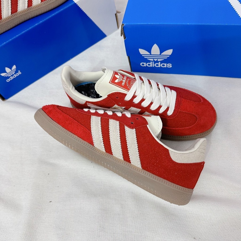 [AIO sneaker] Giày Sa,mba OG Talchum Pack Scarlet nam nữ Đỏ sọc Trắng RP màu hot fullbox mới về