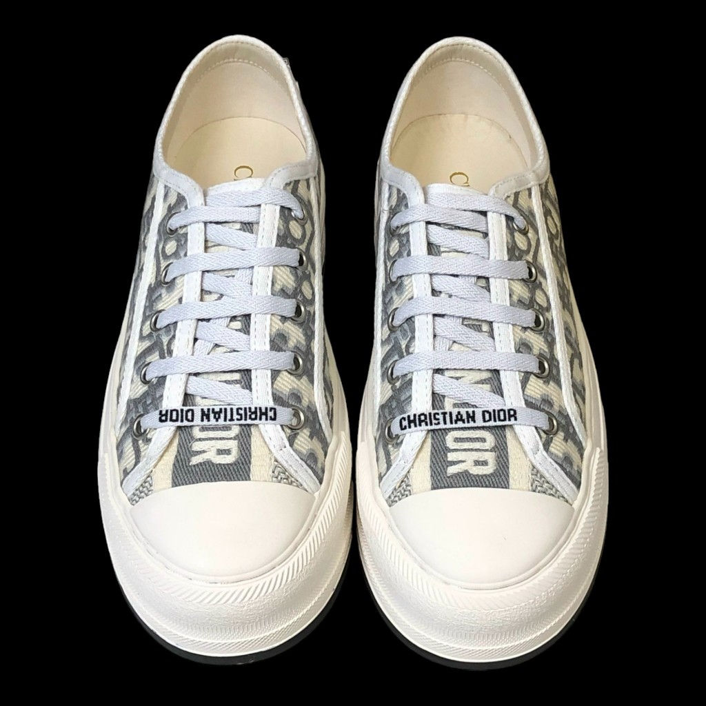 [ AIO LUXURY ] Giày thể thao sneaker Di.or b56 gray Cao Câp Đế Độn,GIÀY DR B56 Canvas THÊU DỆT Cao Cấp FULL BOX