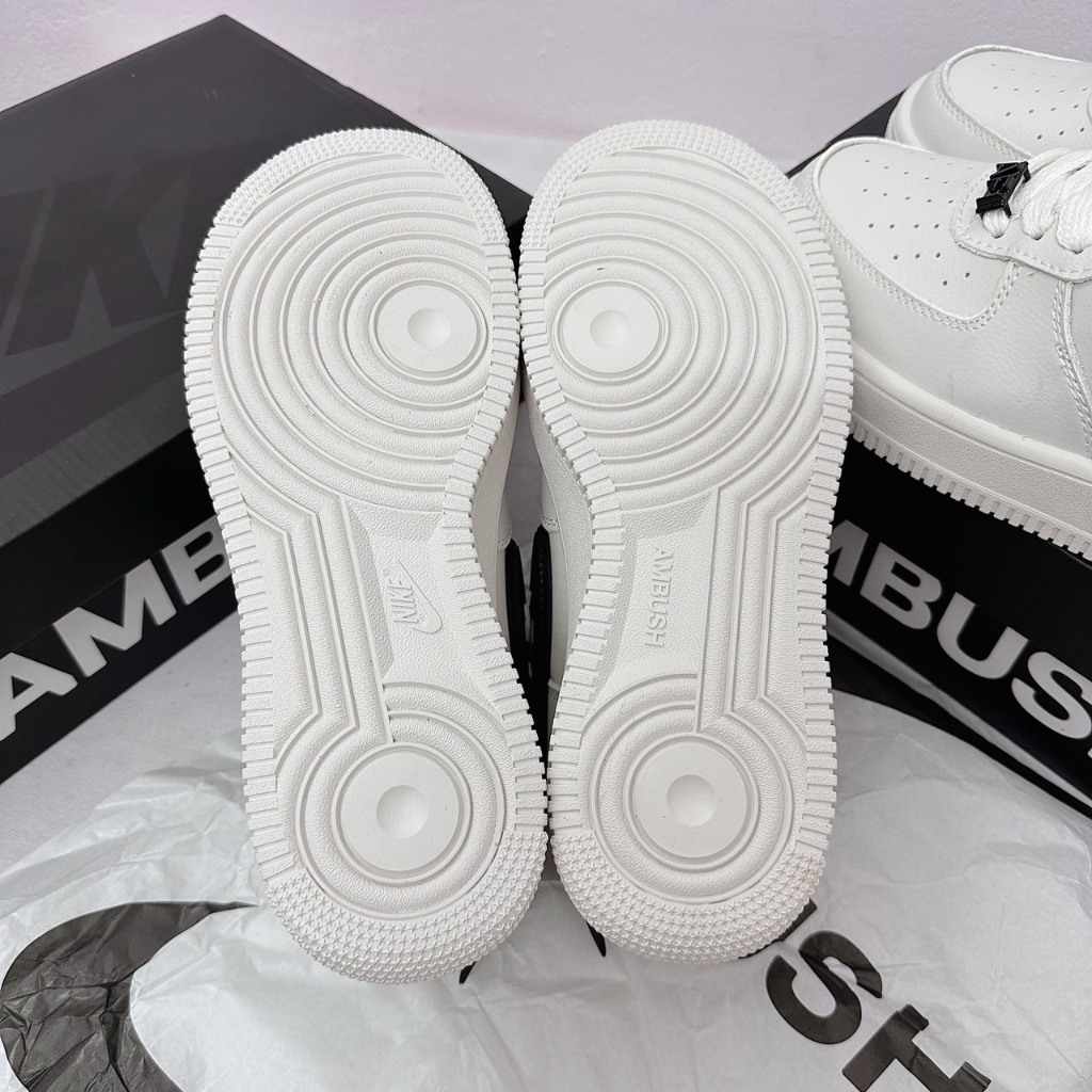 Giày air foce1 low ambush white black - af1 ambush trắng be đen [ bản best ]