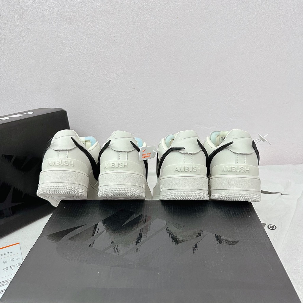 Giày air foce1 low ambush white black - af1 ambush trắng be đen [ bản best ]