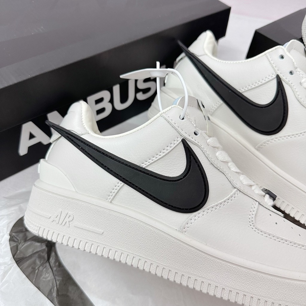 Giày air foce1 low ambush white black - af1 ambush trắng be đen [ bản best ]