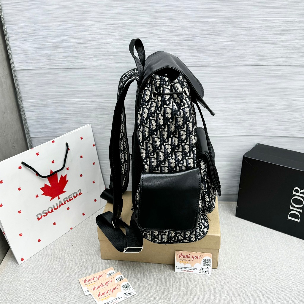 Balo thời trang CD hot trend ss2024 - cặp sách cao cấp, Balo học sinh nam nữ di.or , ngăn rộng thoải mái , SIZE 40