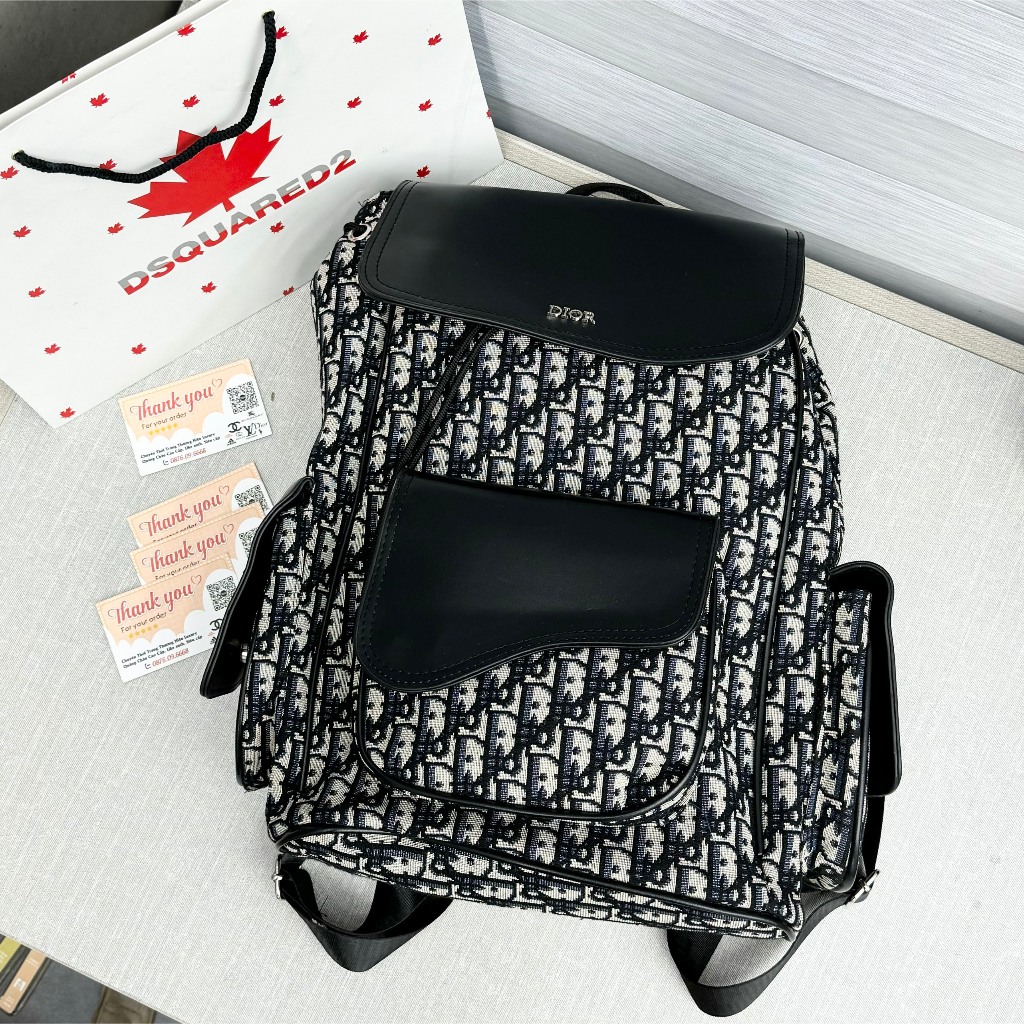 Balo thời trang CD hot trend ss2024 - cặp sách cao cấp, Balo học sinh nam nữ di.or , ngăn rộng thoải mái , SIZE 40