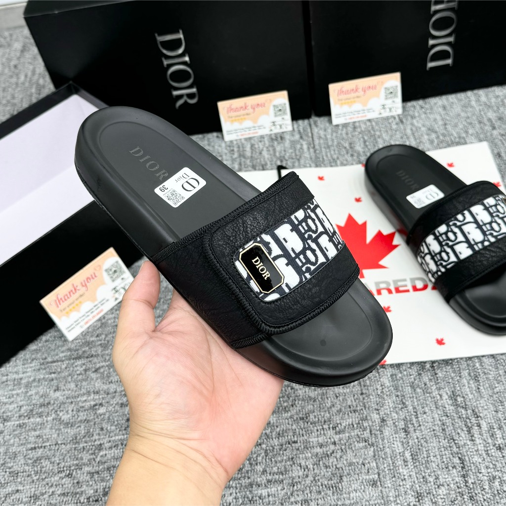 [ Xưởng Giày AIO ] Dép nam nữ Dio quai dán logo kim loại hàng chuẩn mới,siêu đẹp , sang chảnh hot nhất năm 2024 cập bến