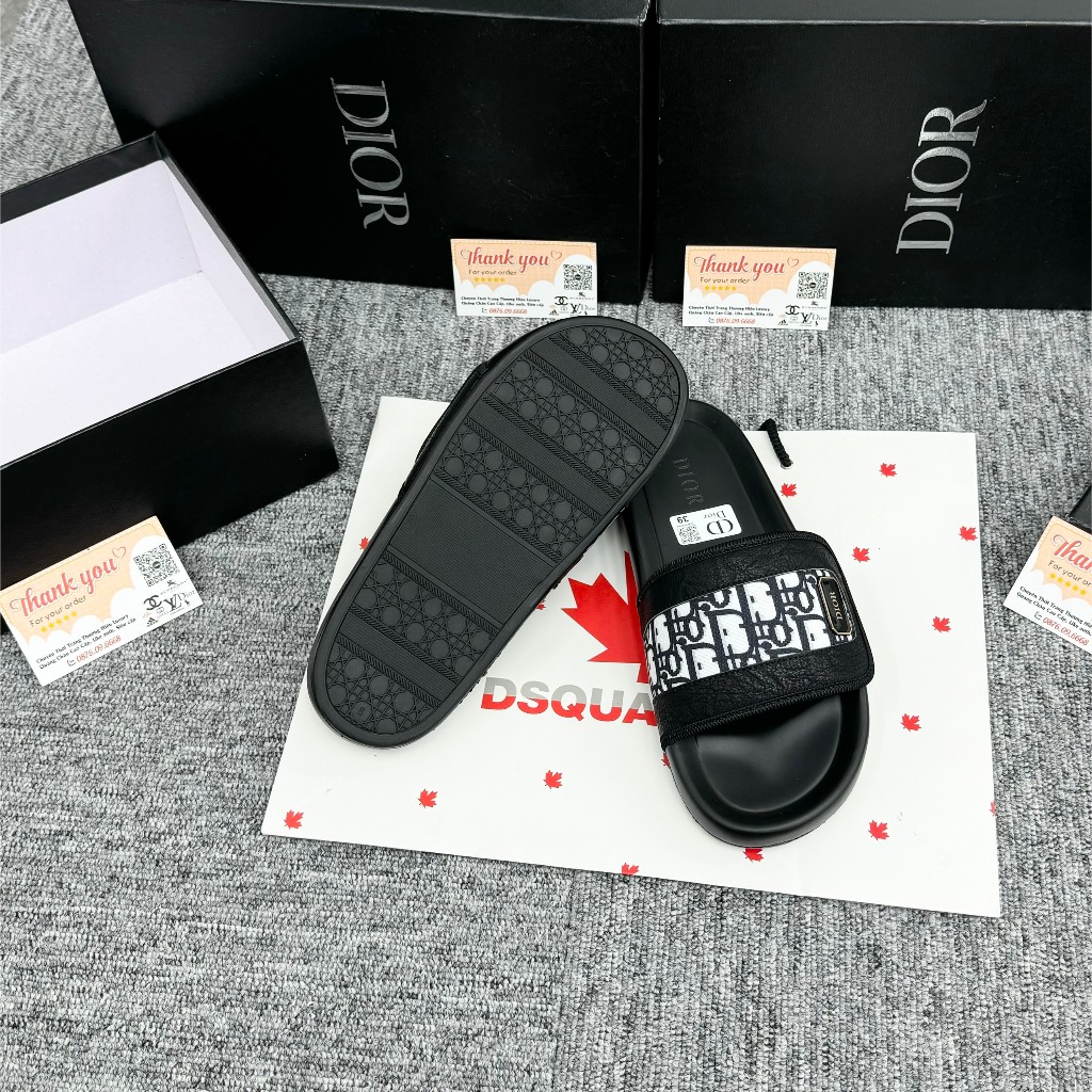 [ Xưởng Giày AIO ] Dép nam nữ Dio quai dán logo kim loại hàng chuẩn mới,siêu đẹp , sang chảnh hot nhất năm 2024 cập bến