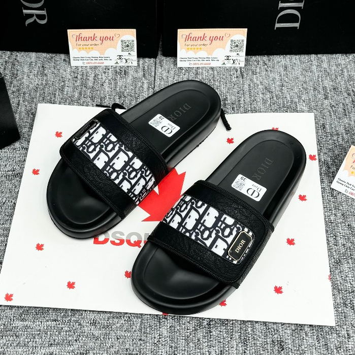 [ Xưởng Giày AIO ] Dép nam nữ Dio quai dán logo kim loại hàng chuẩn mới,siêu đẹp , sang chảnh hot nhất năm 2024 cập bến