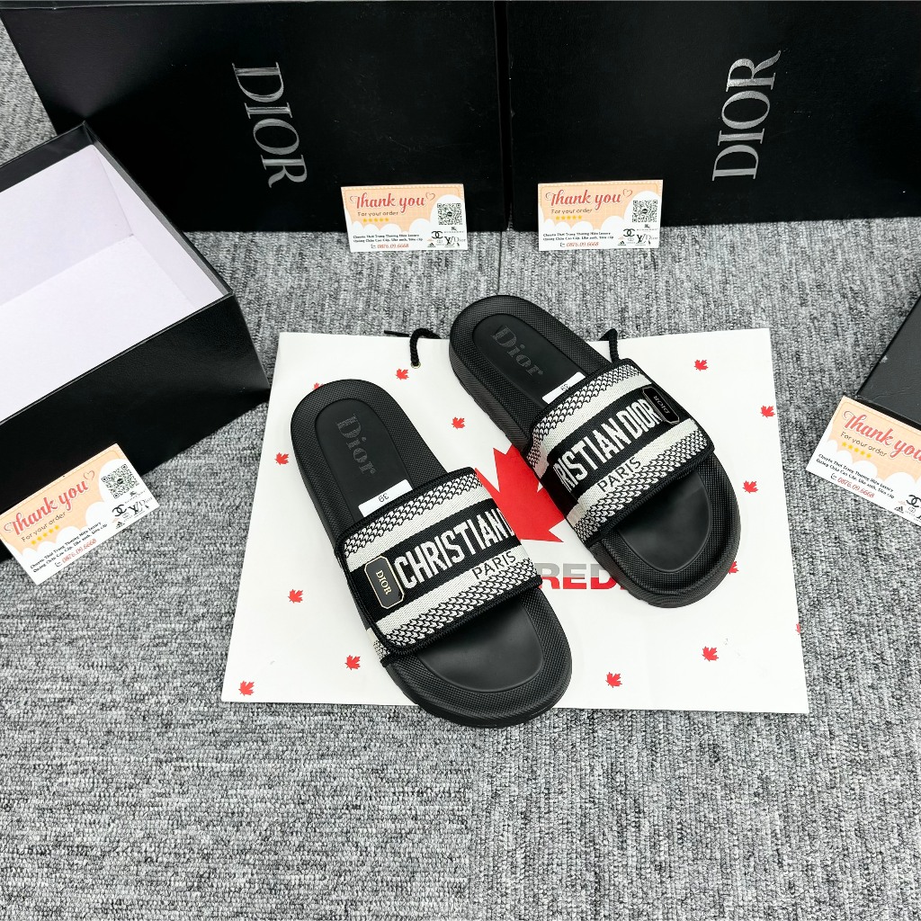 [ Xưởng Giày AIO ] Dép Nam Di.or quai dán đế độn siêu dày, Dép quai ngang hàng mới,siêu đẹp hot nhất 2024