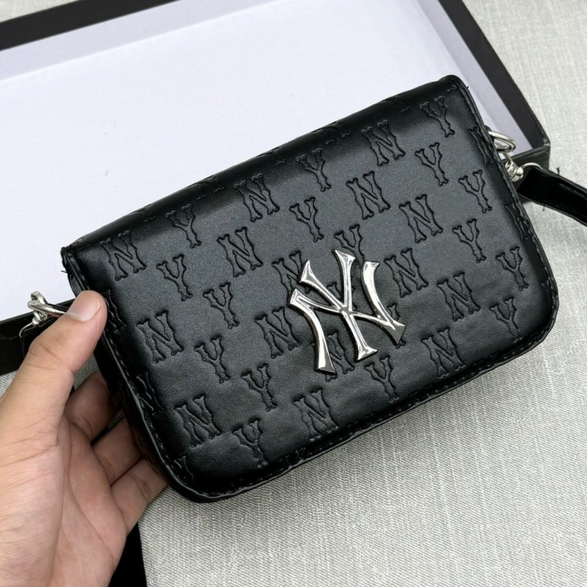 Túi Đeo Chéo MLB Logo NY Chất Liệu Da Simili Cao Cấp Chống Nước,Túi Đeo Chéo Mini Nam Nữ Đang Hót Hiện Nay