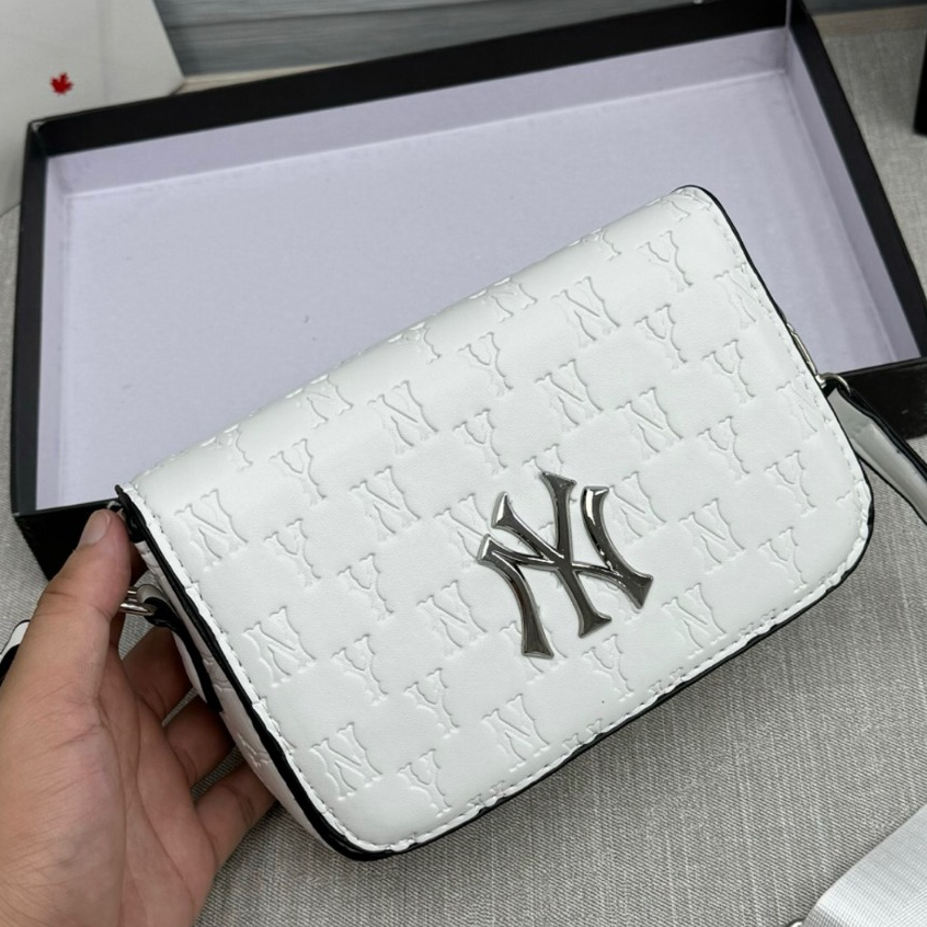 Túi Đeo Chéo MLB Logo NY Chất Liệu Da Simili Cao Cấp Chống Nước,Túi Đeo Chéo Mini Nam Nữ Đang Hót Hiện Nay