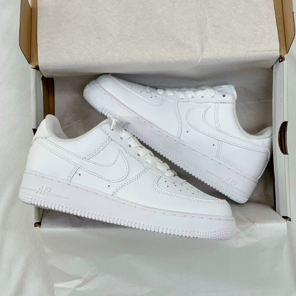 GIÀY AF1 FULL TRẮNG SIÊU NHẸ HÀNG CAO CẤP FULL BOX FREE SHIP,Giày Thể Thao Sneaker Nam Nữ Af1 All white Full Trắng