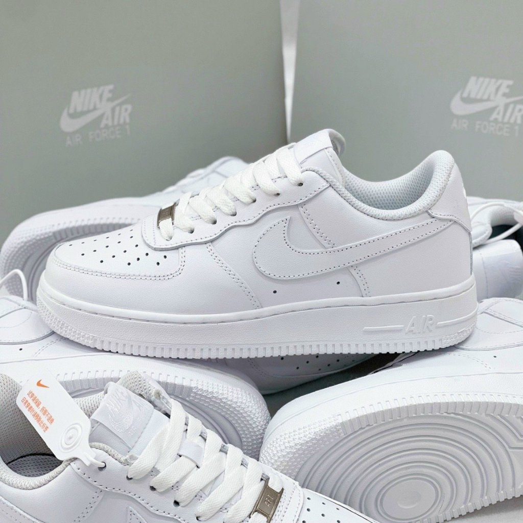 GIÀY AF1 FULL TRẮNG SIÊU NHẸ HÀNG CAO CẤP FULL BOX FREE SHIP,Giày Thể Thao Sneaker Nam Nữ Af1 All white Full Trắng