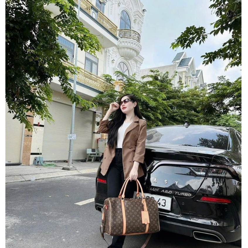 TÚI DU LỊCH , TÚI TRỐNG LV,Túi xách da du lịch đeo chéo nam nữ cao cấp túi trống size lớn thời trang thể thao